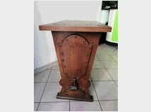 Tavolino legno massiccio 1800